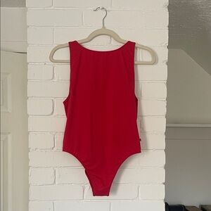 La Vie En Rose Aqua Rose Red One Piece Bathing Suit
